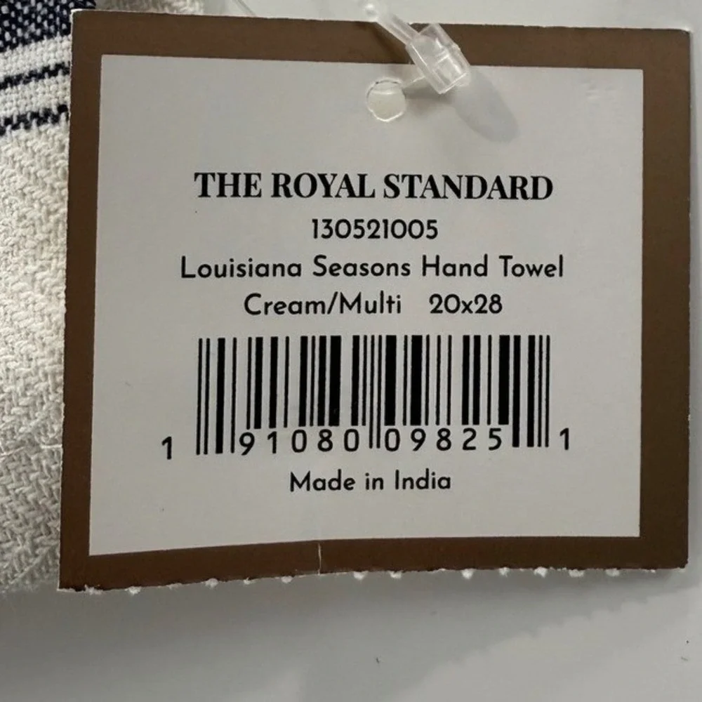 The‎ Royal Standard Louisiana Seasons Kitchen Towel Seafood Novelty Gift New